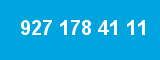 927 178 41 11 927 178 41 11